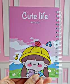 دفترچه سیمی فانتزی cute life