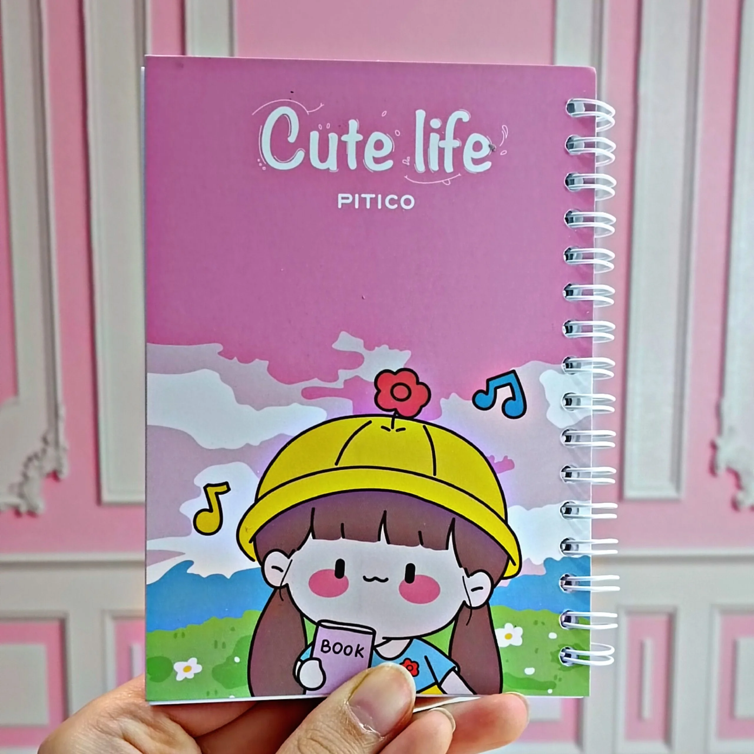 دفترچه سیمی فانتزی cute life