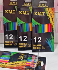 مداد رنگی  12 رنگ KMT