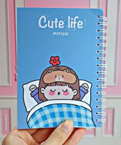 دفترچه سیمی فانتزی cute life