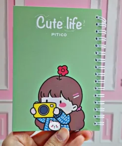 دفترچه سیمی فانتزی cute life