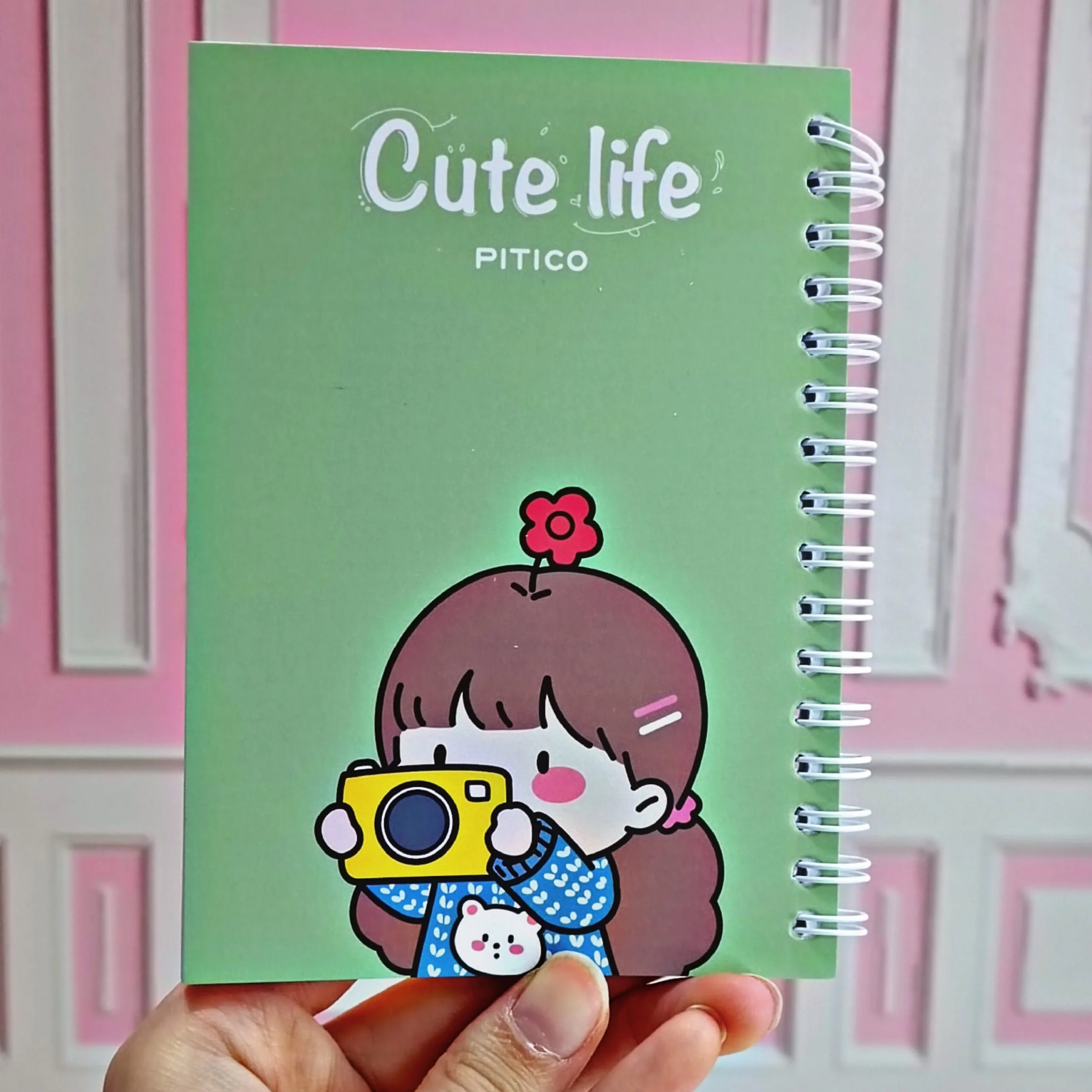 دفترچه سیمی فانتزی cute life