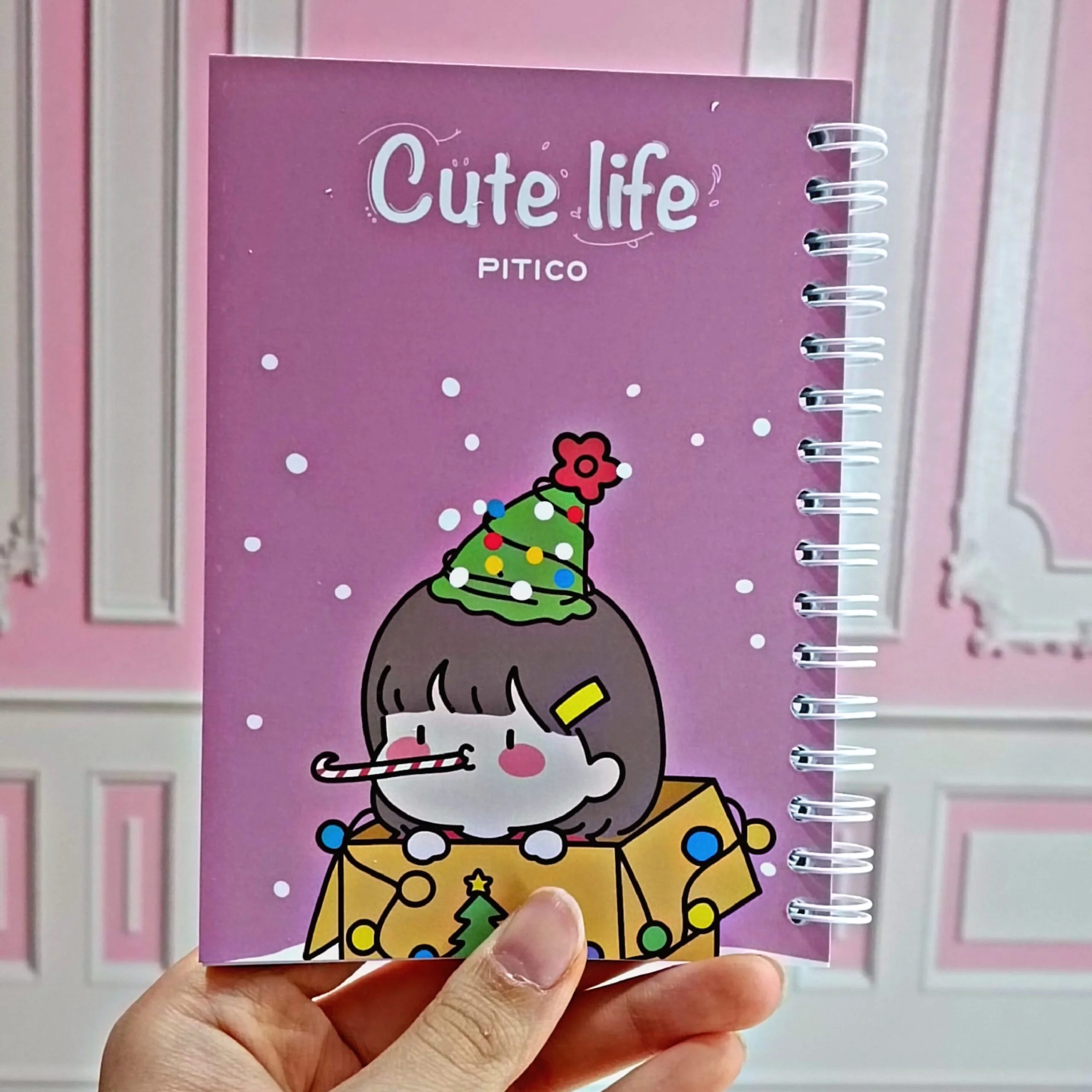 دفترچه سیمی فانتزی cute life