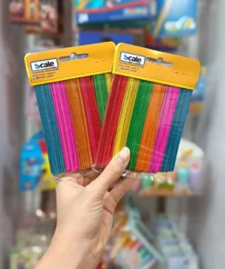 چوب بستنی رنگی رنگی