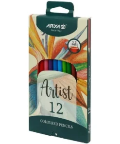 مداد رنگی 12 رنگ آریا مدل Artist